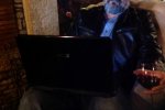 Michael back in his French office